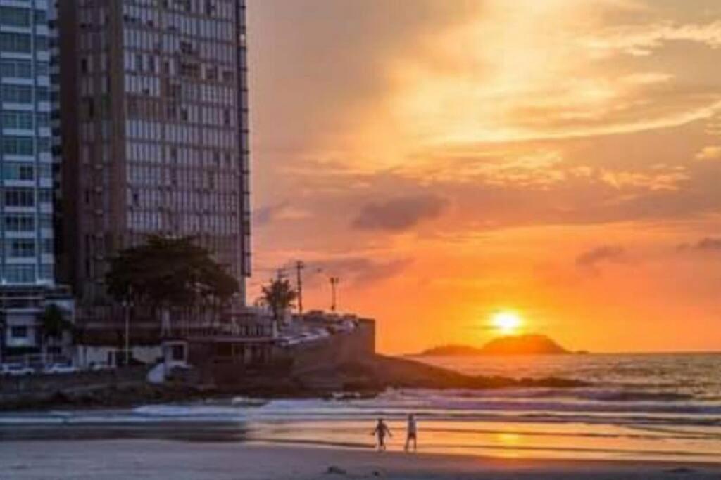 Apartment Pe Na Areia Com Jacuzzi E Vista Incrivel Mar! Guaruja