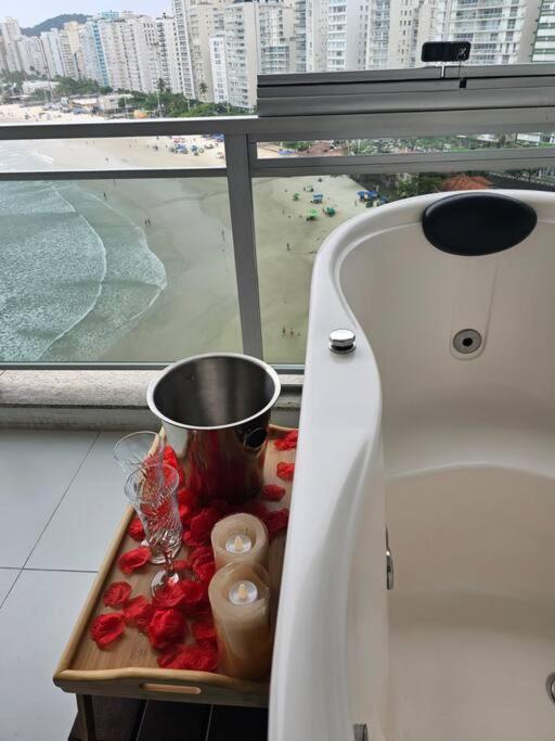 Pe Na Areia Com Jacuzzi E Vista Incrivel Mar! *